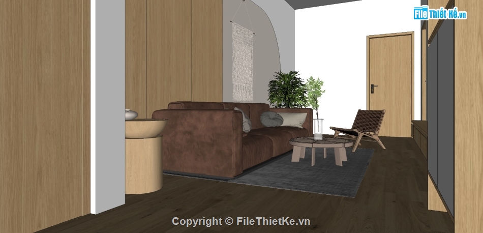 File sketchup phòng khách,File sketchup nhà bếp,File sketchup Nhà bếp,File sketchup Khách bếp