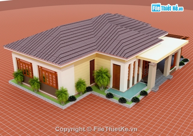 mẫu nhà cấp 4,biệt thự nhà vườn,nhà cấp 4,mẫu biệt thự,biệt thự cấp 4