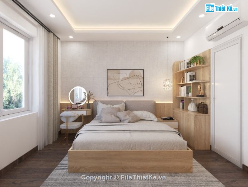 nội thất phòng ngủ,sketchup nội thất,File sketchup nội thất,File sketchup nội thất phòng ngủ,mẫu phòng ngủ