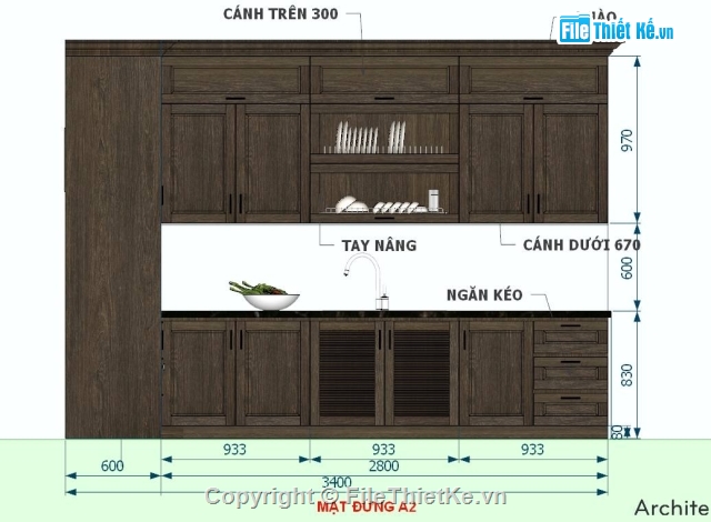 phòng bếp,cad tủ bếp,tủ bếp,Sketchup,Sketchup mẫu tủ