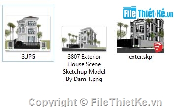 biệt thự tân cổ,Sketchup ngoại thất,Sketchup biệt thự cổ điển,Sketchup biệt thự tân cổ,sketchup biệt thự tân cổ