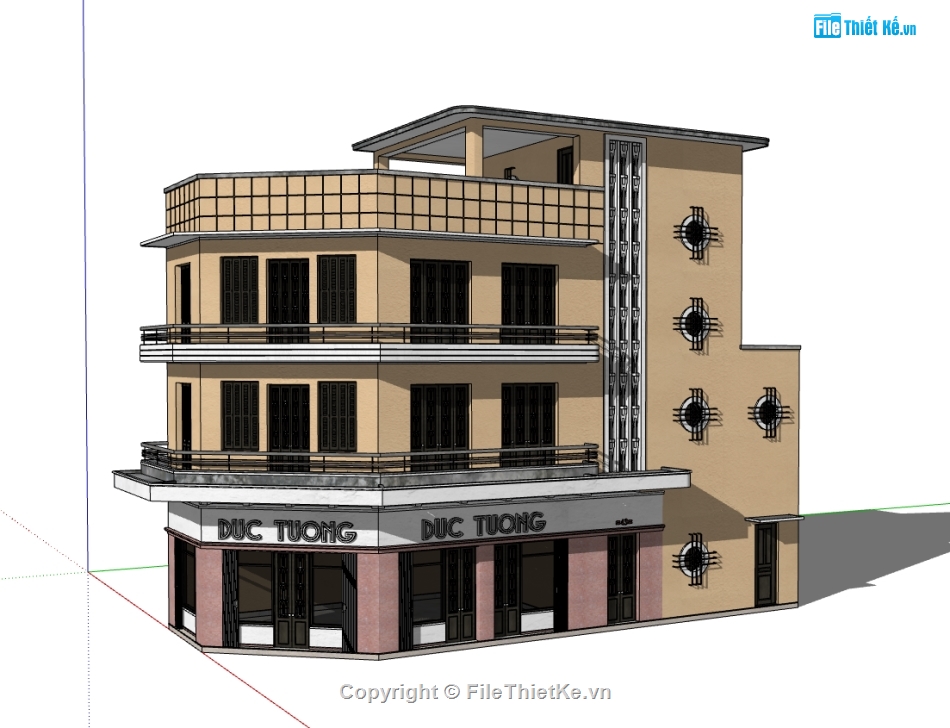 sketchup nhà 3 tầng,model sketchup nhà 3 tầng,3d sketchup nhà 3 tầng,model 3d nhà 3 tầng