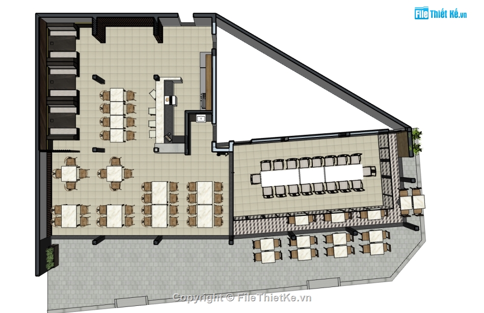 File sketchup nhà quán,sketchup nhà hàng,model sketchup nhà hàng,File sketchup nhà hàng,file sketchup nhà hàng,nhà hàng file sketchup