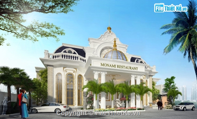 Sketchup nhà hàng,phong cách cổ điển,Mẫu nhà hàng,SU nhà hàng,sketchup nhà hàng 5 sao,mẫu nhà hàng hiện đại