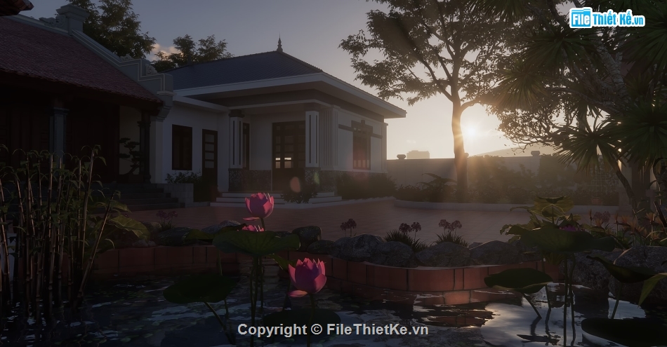 File sketchup nhà thờ,model su nhà thờ họ,nhà ở kèm nhà thờ họ,nhà ở kết hợp nhà thờ họ,su nhà ở kết hợp nhà thờ