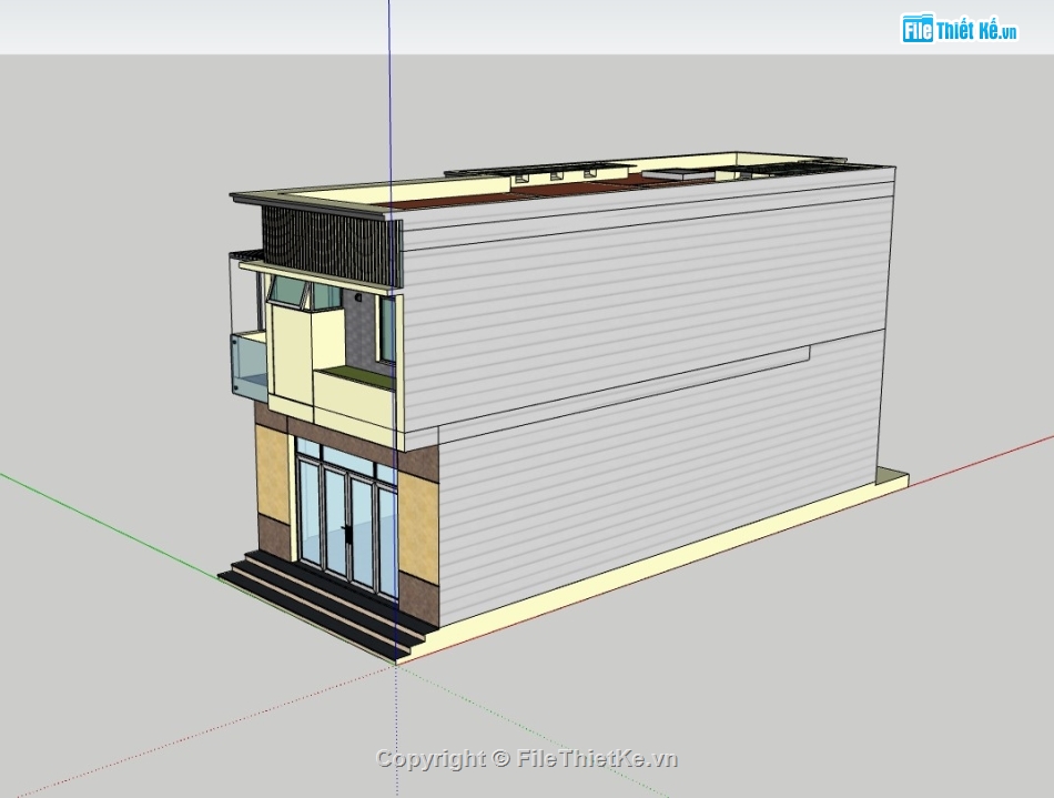 nhà phố sketchup,sketchup nhà phố 2 tầng,su nhà phố,sketchup nhà phố,su nhà phố 2 tầng