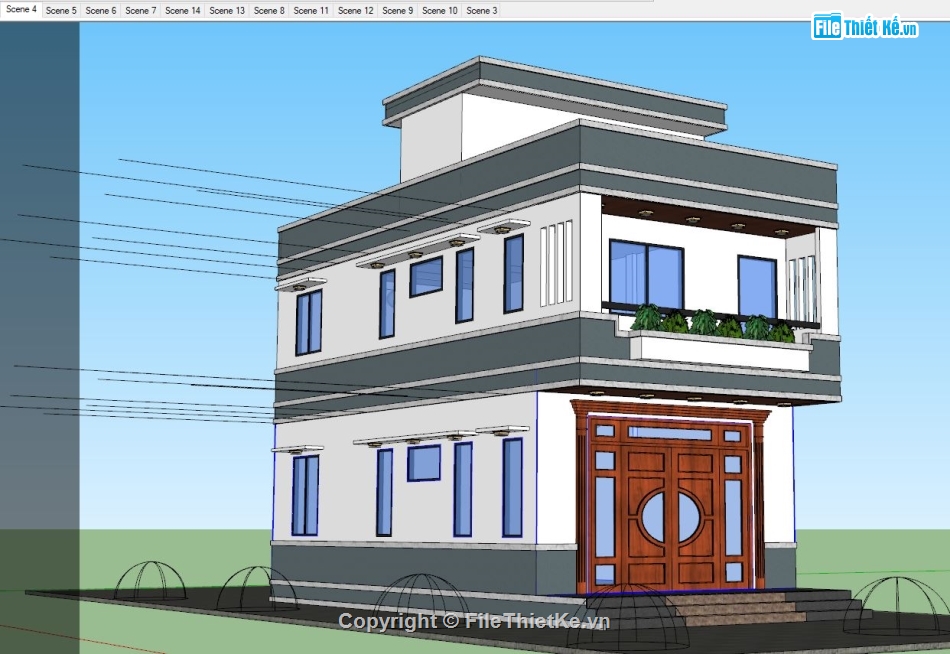 File sketchup Nhà phố 2 tầng,sketchup Nhà phố 2 tầng,Model sketchup Nhà phố 2 tầng,Sketchup nhà phố 2 tầng,3D Sketchup nhà phố 2 tầng,Model su Nhà phố 2 tầng