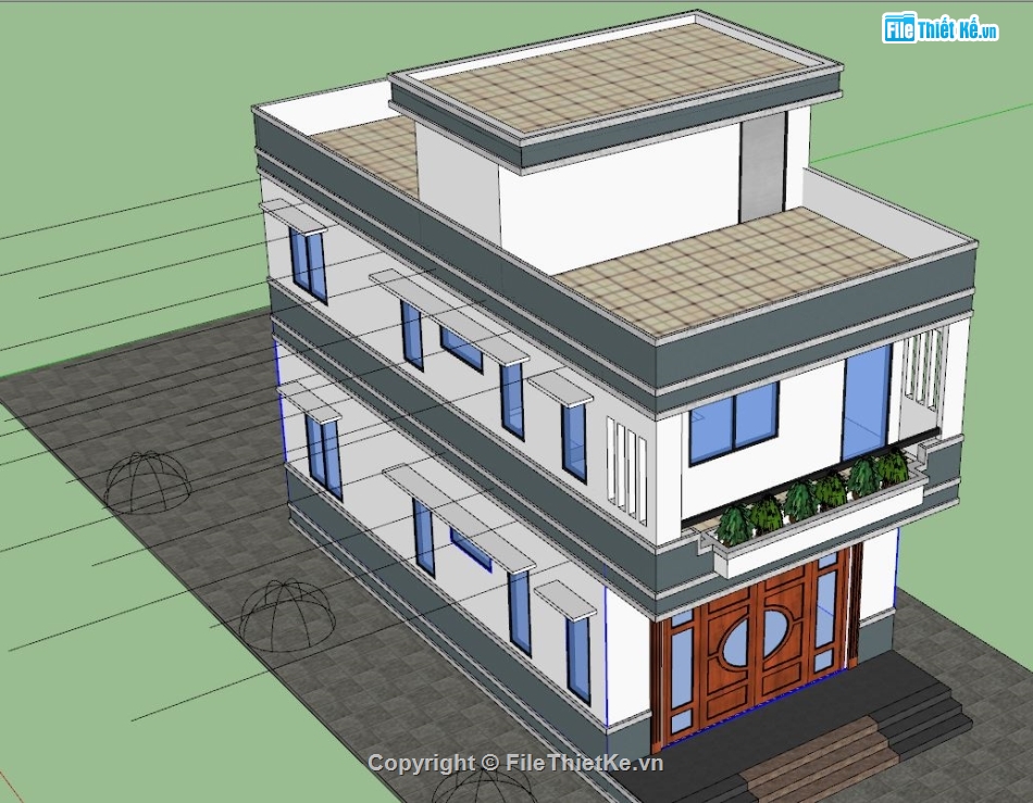 File sketchup Nhà phố 2 tầng,sketchup Nhà phố 2 tầng,Model sketchup Nhà phố 2 tầng,Sketchup nhà phố 2 tầng,3D Sketchup nhà phố 2 tầng,Model su Nhà phố 2 tầng