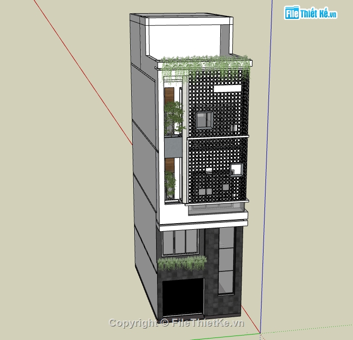 nhà phố 3 tầng file su,Model su nhà phố 3 tầng,File sketchup nhà phố 3 tầng,Model sketchup nhà phố 3 tầng,File su nhà phố 3 tầng