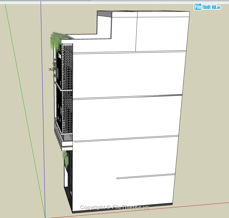 nhà phố 3 tầng file su,Model su nhà phố 3 tầng,File sketchup nhà phố 3 tầng,Model sketchup nhà phố 3 tầng,File su nhà phố 3 tầng