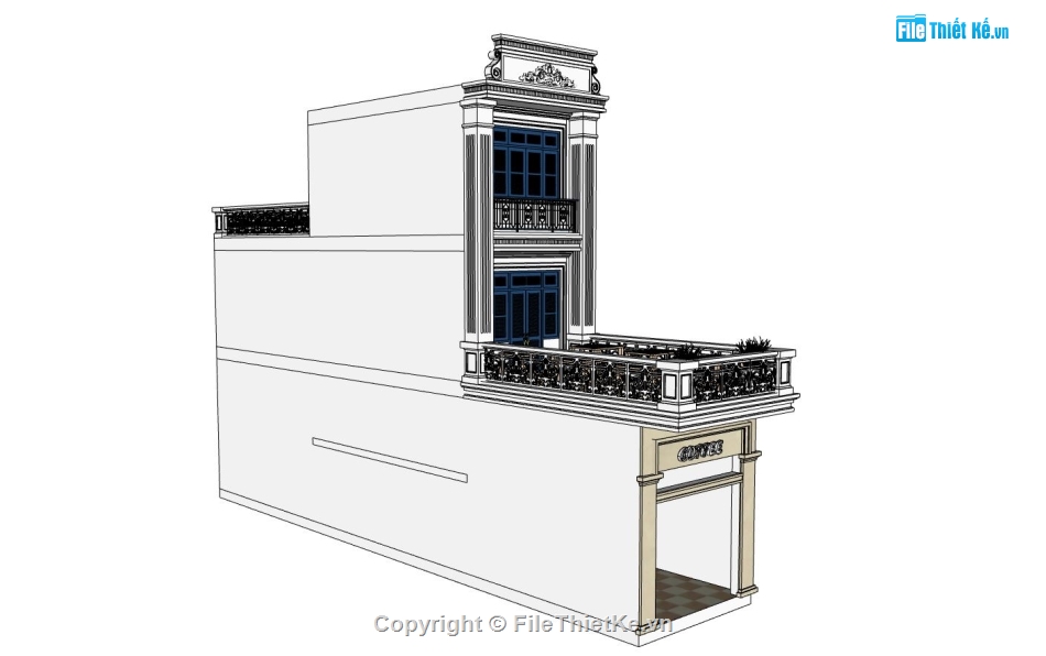 nhà phố 3 tầng,file su nhà phố 3 tầng,phối cảnh nhà phố 3 tầng,kiến trúc nhà phố 3 tầng