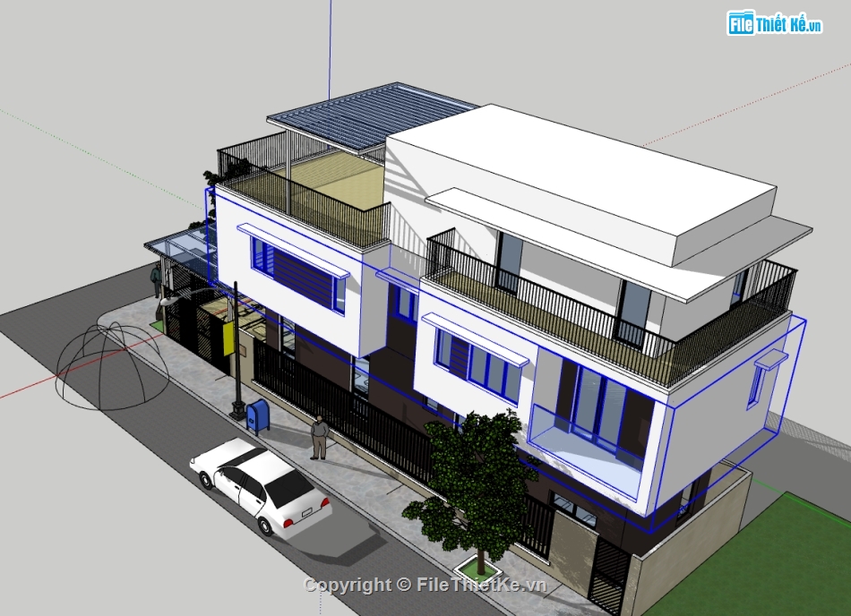 model su nhà phố 3 tầng,su nhà phố 3 tầng,file su nhà phố 3 tầng,sketchup nhà phố 3 tầng,file sketchup nhà phố 3 tầng