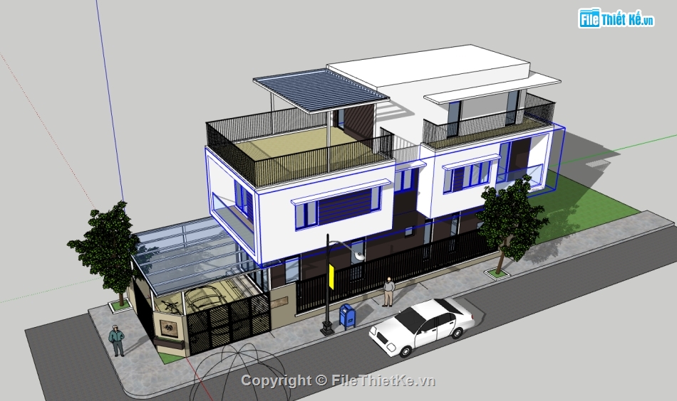 model su nhà phố 3 tầng,su nhà phố 3 tầng,file su nhà phố 3 tầng,sketchup nhà phố 3 tầng,file sketchup nhà phố 3 tầng