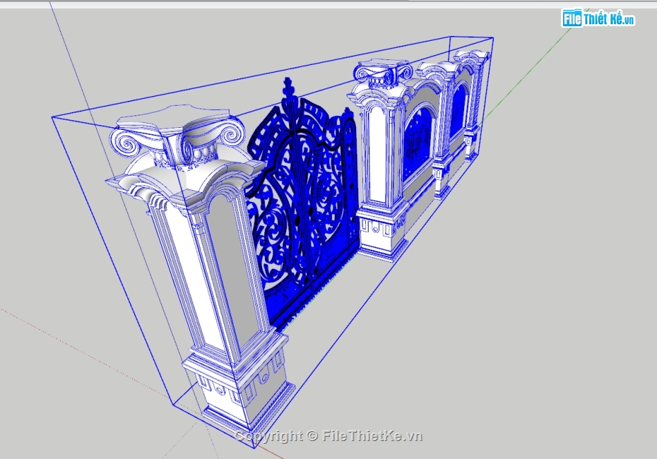 nhà phố 5 tầng,model nhà phố 5 tầng,sketchup nhà phố 5 tầng