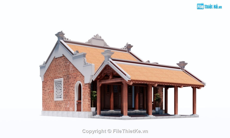 File sketchup nhà thờ họ,File sketchup nhà thờ,File sketchup  nhà thờ họ,Model sketchup nhà thờ họ,File su nhà thờ họ,nhà thờ