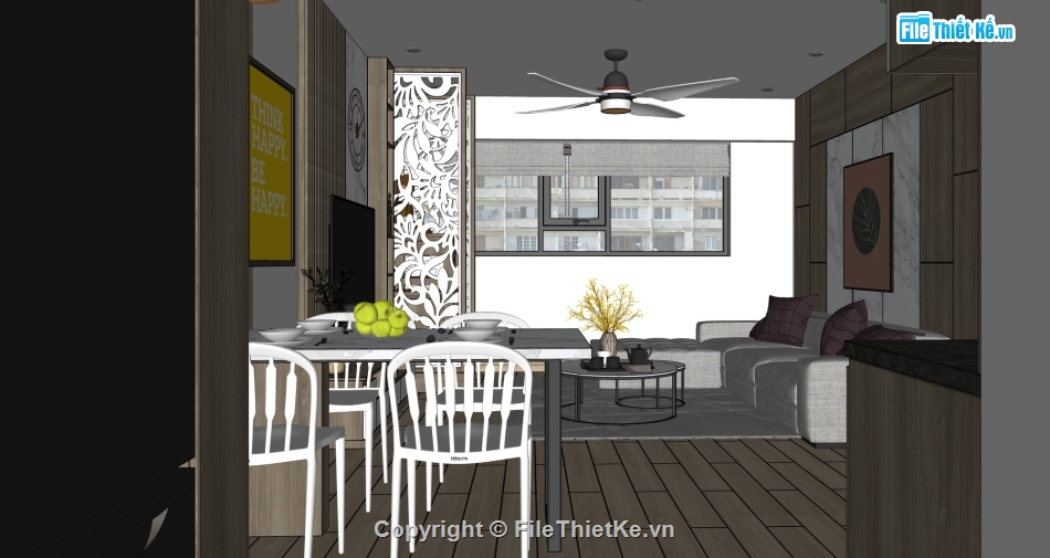 File sketchup chung cư,sketchup nội thất,File sketchup nội thất chung cư,File sketchup nội thất,chung cư