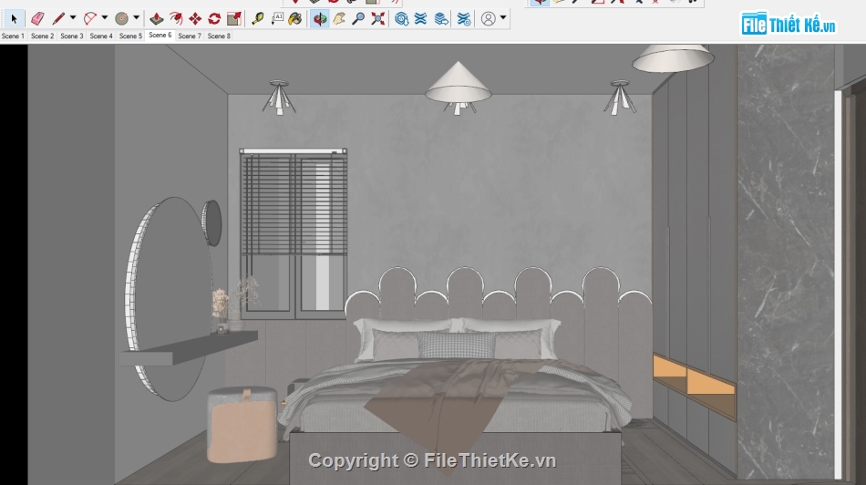 nội thất chung cư,nội thất file Su,File sketchup nội thất,File sketchup chung cư,File sketchup nội thất chung cư