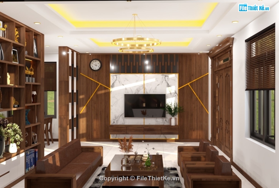 nội thất phòng khách,sketchup nội thất,File sketchup nội thất,sketchup phòng khách,nội thất căn hộ,Bếp ăn