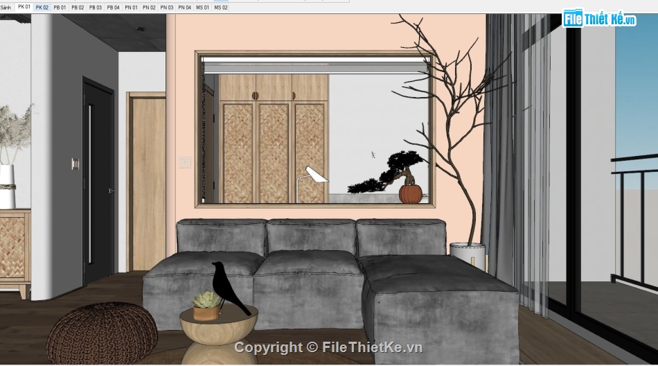 sketchup nội thất,File sketchup nội thất,sketchup nội thất căn hộ,nội thất căn hộ,File sketchup căn hộ,file su nội thất căn hộ