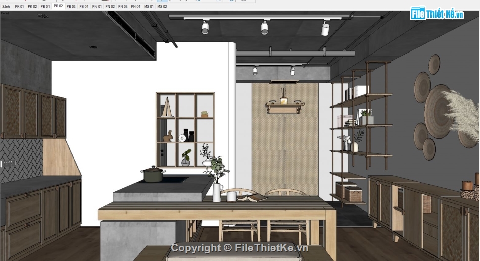 sketchup nội thất,File sketchup nội thất,sketchup nội thất căn hộ,nội thất căn hộ,File sketchup căn hộ,file su nội thất căn hộ