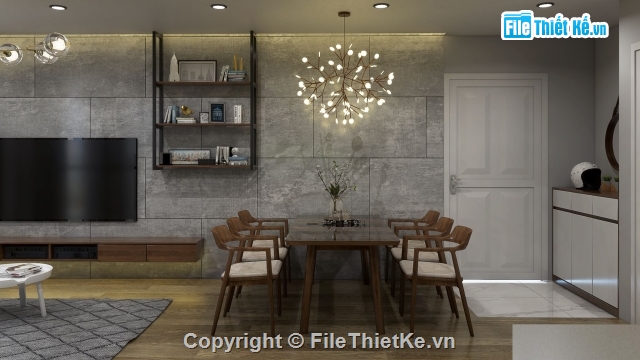 File sketchup căn hộ chung cư,SU nội thất chung cư,File sketchup chung cư,căn hộ chung cư,File sketchup nội thất,nội thất căn hộ