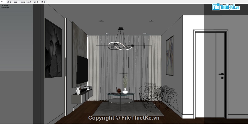 File sketchup nội thất,sketchup nội thất,sketchup nội thất căn hộ,sketchup nội thất bếp,File sketchup căn hộ