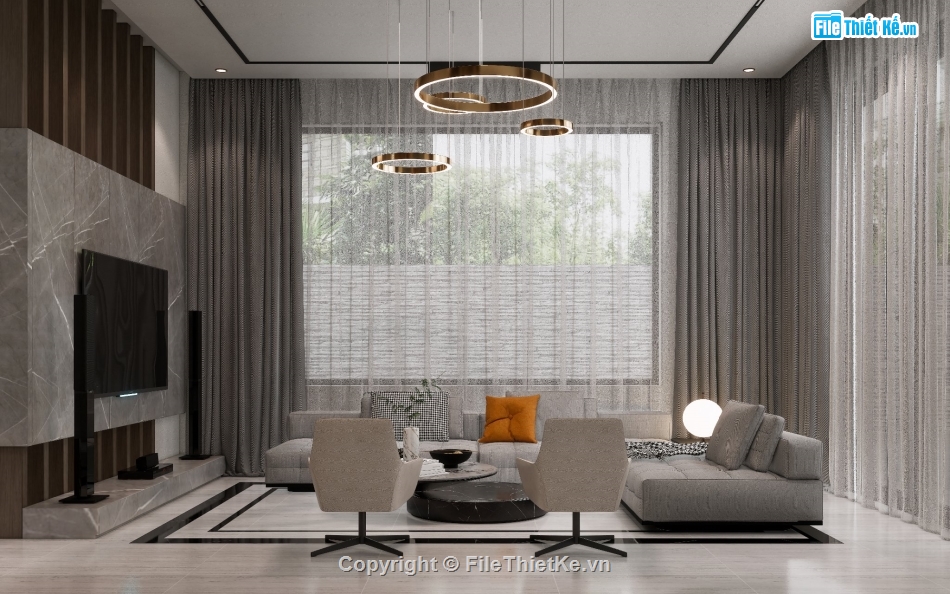 3D Living room,sketchup nội thất,file sketchup phòng khách,file sketchup bàn ăn,sketchup phòng bếp