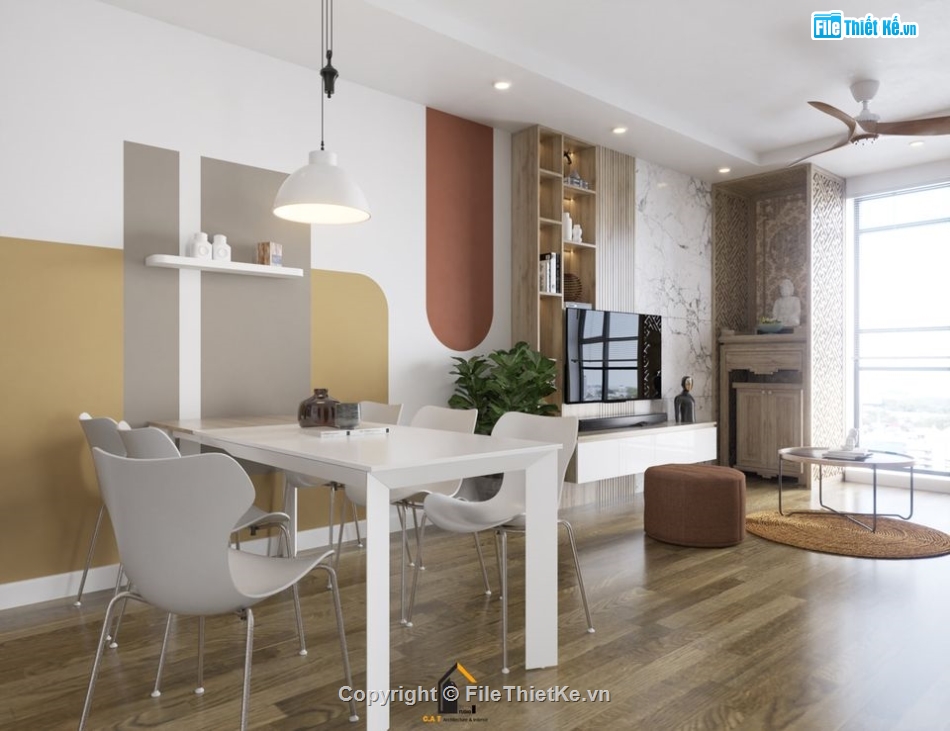 nội thất chung cư,File sketchup nội thất,File sketchup chung cư,File sketchup nội thất chung cư,chung cư sketchup