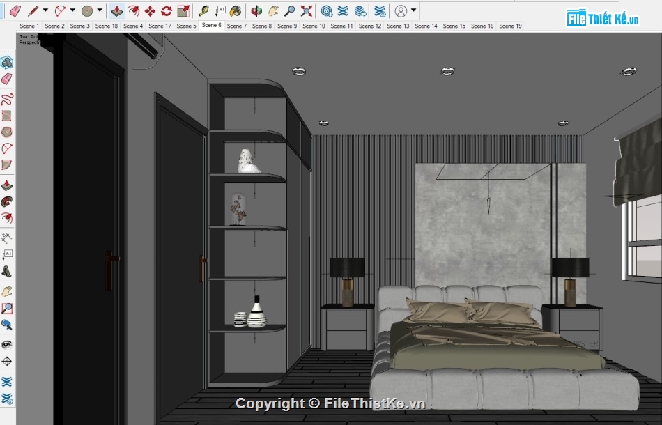 sketchup nội thất khách bếp,file sketchup nội thất phòng ngủ,sketchup phòng khách,nội thất phòng bếp,sketchup nội thất phòng ngủ