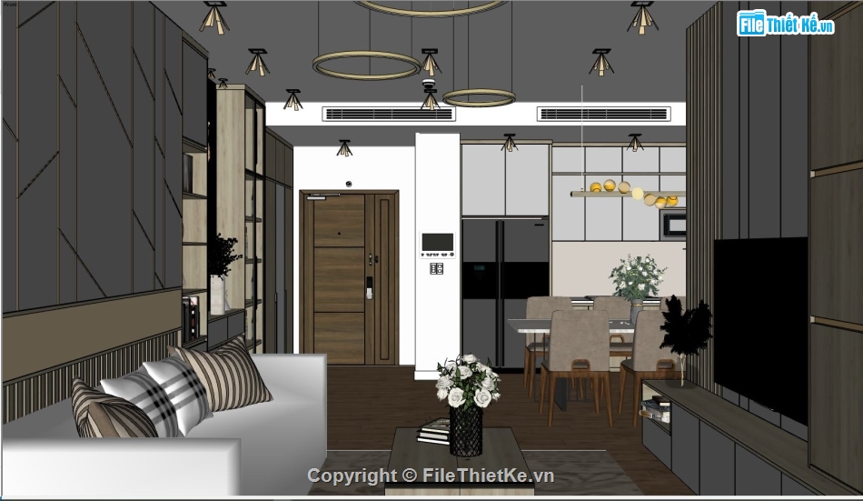 File sketchup nội thất,sketchup phòng khách,sketchup nội thất phòng bếp,File sketchup nội thất phòng khách,sketchup nội thất bếp