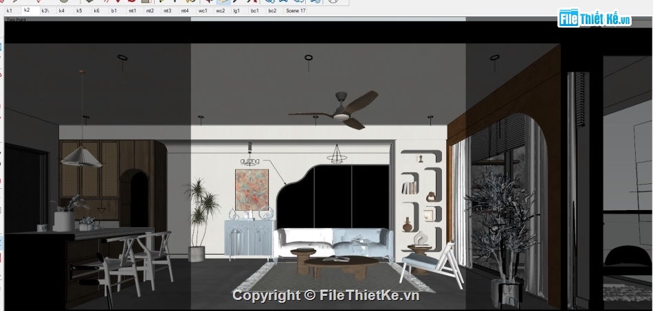 nội thất phòng khách,File sketchup nội thất,sketchup phòng khách,File sketchup nội thất phòng khách,nội thất phòng khách sketchup