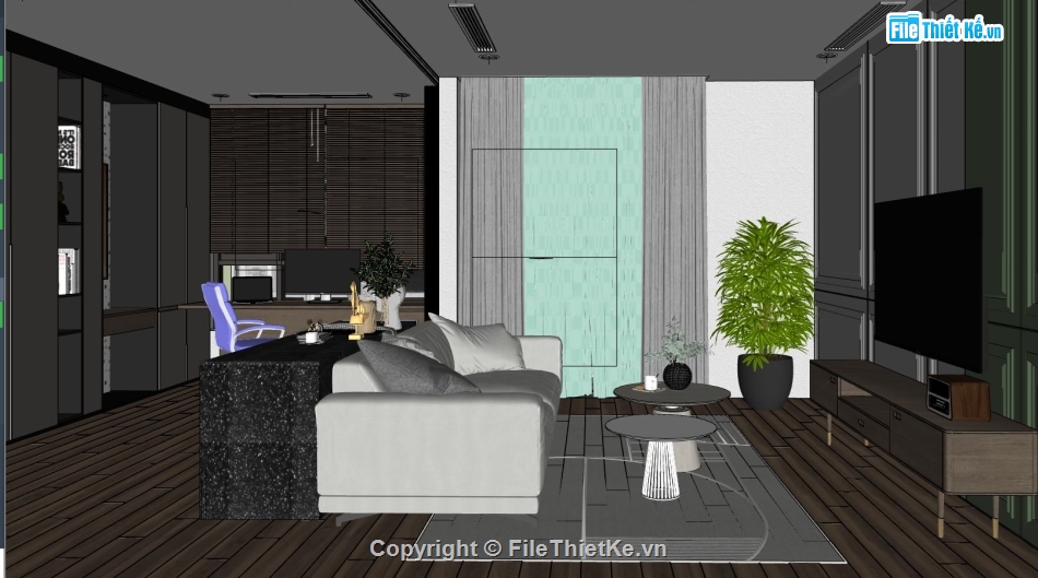 nội thất phòng khách,sketchup nội thất,sketchup phòng khách,File sketchup nội thất phòng khách,File sketchup phòng khách hiện đại