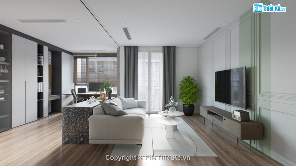 nội thất phòng khách,sketchup nội thất,sketchup phòng khách,File sketchup nội thất phòng khách,File sketchup phòng khách hiện đại