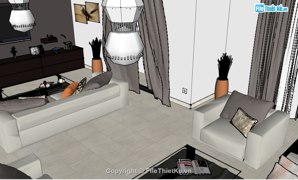 nội thất phòng khách,sketchup phòng khách,File sketchup nội thất phòng khách,nội thất phòng khách sketchup,File phòng khách sketchup