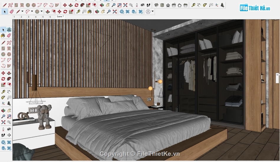 nội thất phòng ngủ,SU nội thất phòng ngủ,File sketchup nội thất,file sketchup phòng ngủ,File SU phòng ngủ,sketchup nội thất phòng ngủ