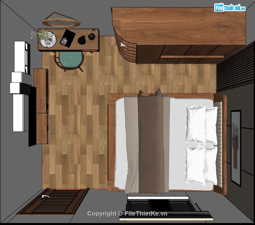 File sketchup phòng ngủ,Su phòng ngủ,model su phòng ngủ,mẫu phòng ngủ đẹp,sketchup phòng ngủ đẹp