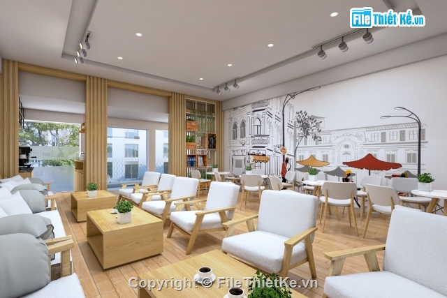 trà sữa sketchup,su nội thất quán cafe,Mẫu quán cafe hiện đại,nội thấy quán cafe sang trọng,nội thất quán trà sữa,thiết kế nội thất quán cafe