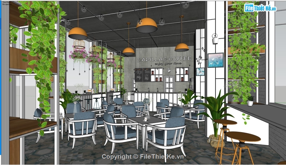 sketchup nội thất,quán cà phê sketchup,nội thất quán cà phê,sketchup quán cà phê,nội thất quán cà phê sketchup