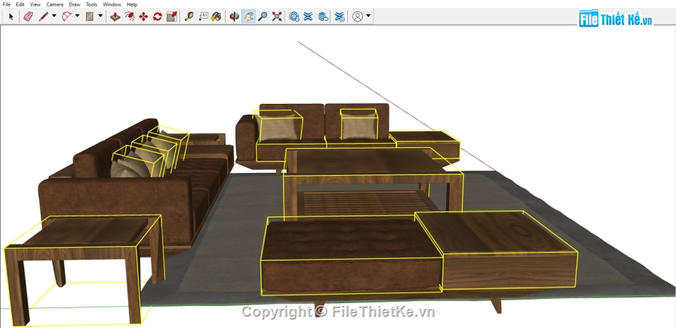 File sketchup nội thất sofa,sketchup nội thất sofa,sketchup sofa,nội thất đồng gia,đồ nội thất sofa