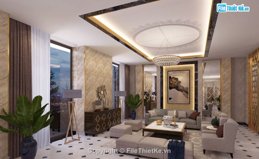 File sketchup phòng khách đẹp,Phòng khách khách sạn,Model su phòng khách,phòng khách khách sạn file su
