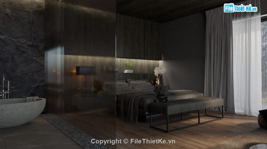 File phòng ngủ,File phòng ngủ sketchup,sketchup phòng ngủ đẹp
