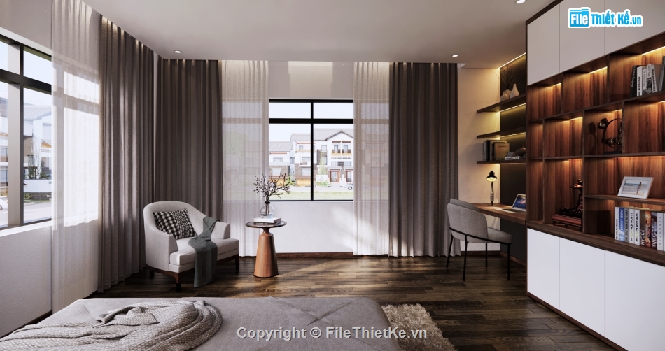 full setting ánh sáng vật liệu,Model Sketchup Phòng ngủ,model nội thất phòng ngủ sketchup,mẫu phòng ngủ sketchup,phòng ngủ sketchup