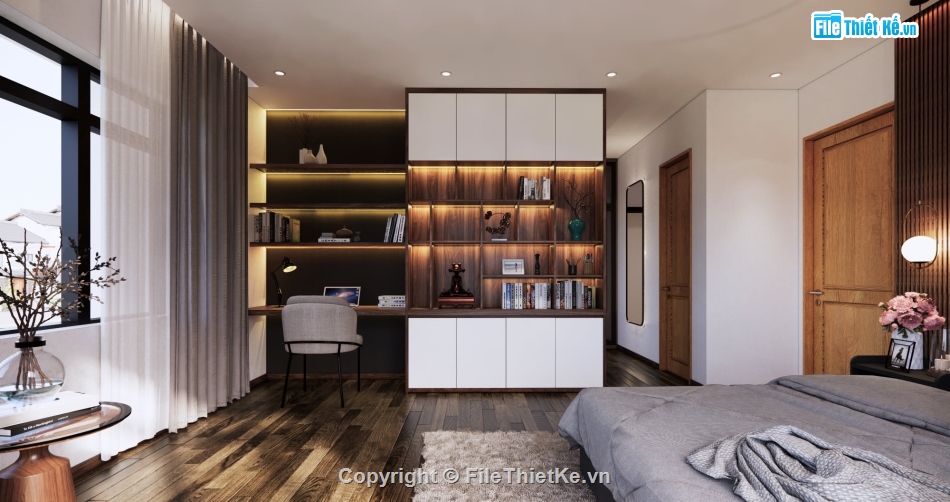 full setting ánh sáng vật liệu,Model Sketchup Phòng ngủ,model nội thất phòng ngủ sketchup,mẫu phòng ngủ sketchup,phòng ngủ sketchup