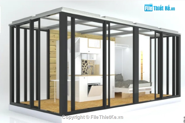 phòng hiện đại,File sketchup phòng ngủ hiện đại,File phòng ngủ,File phòng ngủ sketchup