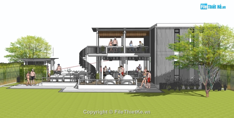 cafe sketchup,sketchup cafe,sketchup quán cafe,su quán cafe