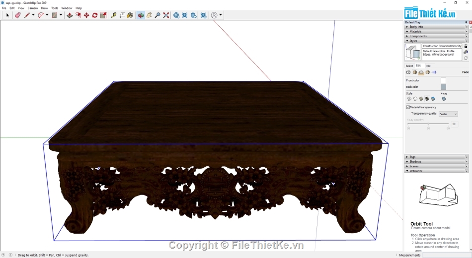 file 3d sập gụ,model su sập gụ,file su sập gụ,file sketchup sập gụ