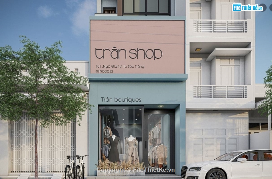 Sketchup shop quần áo,Sketchup shop thời trang,Model su shop thời trang,File su shop thời trang 3.5m