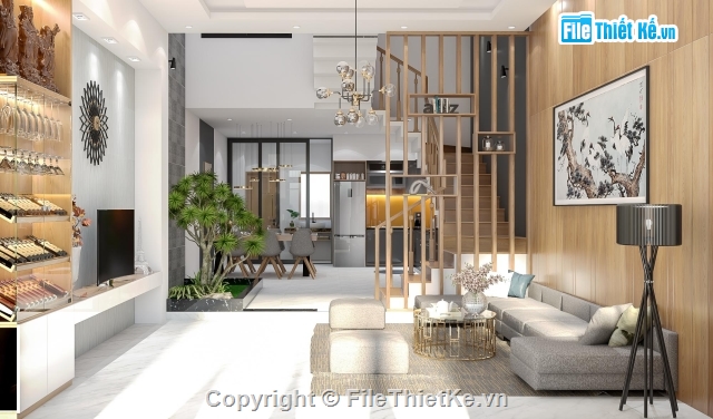 File sketchup nội thất,file sketchup phòng khách,Su phòng Bếp