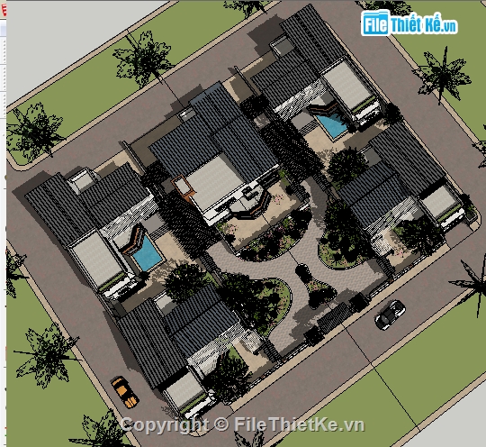 file sketchup,kiến trúc nhà,kiến trúc nhà ở,thiết kế nhà ở,nhà ở,thiết kế kiến trúc khu nhà ở