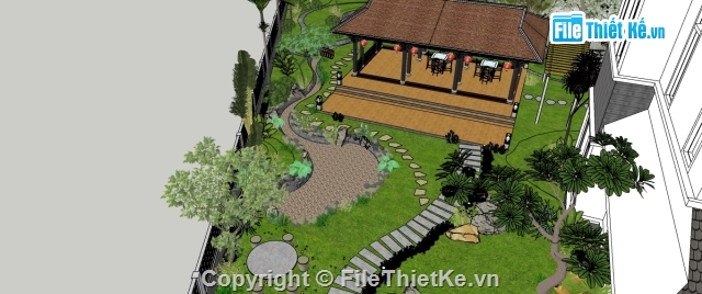 model sketchup thiết kế tiểu cảnh sân vườn,model sketchup tiểu cảnh sân vườn,File sketchup tiểu cảnh sân vườn,tiểu cảnh sân vườn villa